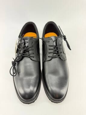 Madden NYC Mens Black Slip Resistant Oxford Work Shoes US 10 Pre-Owned